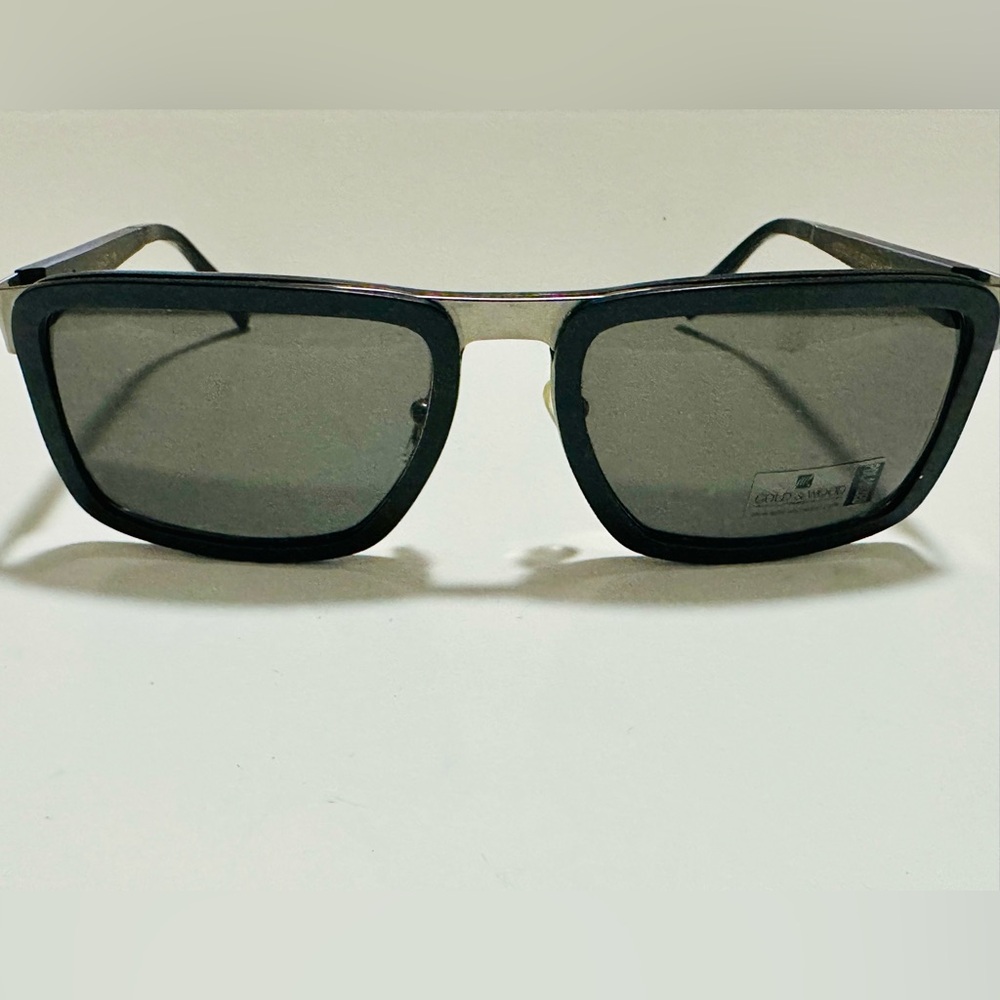 New Authentic Gold & Wood Men’s Polarized Luxurious Sunglasses Black/Grey Lens